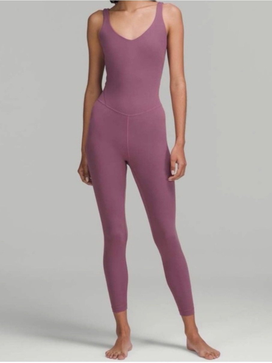 Lululemon Athletica 25” Velvet Dust Align Bodysuit
